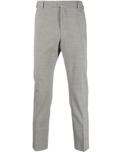 PT Torino Pantalon skinny à carreaux - Gris