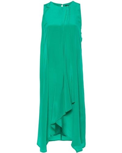 Liu Jo Sleeveless Silk Midi Dress - Green