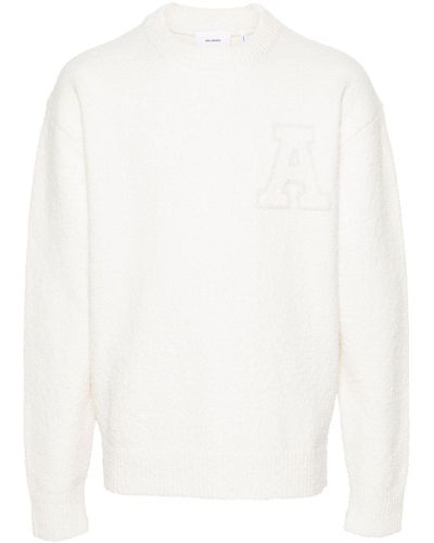 Axel Arigato Radar Varsity-detail Sweater - White