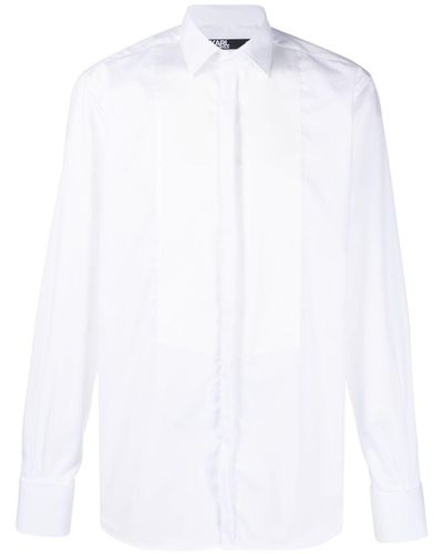 Karl Lagerfeld Langärmeliges Hemd - Weiß