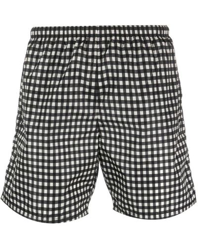 Prada Shorts Met Logo - Zwart