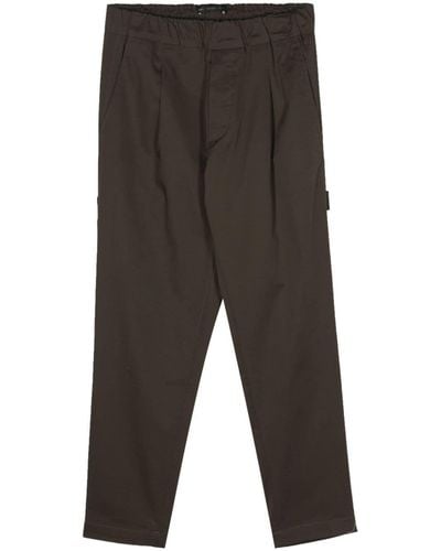 Low Brand Elasticated-waistband Pants - Gray