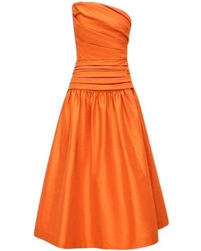 Rachel Gilbert Banks Midi Dress - Orange