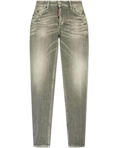 DSquared² Logo Patch Jeans - Green