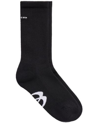 Balenciaga Unity Sports Icon Socks - Black