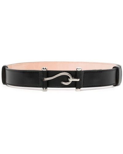 Edhen Milano Hook-fastening Detail Belt - Black
