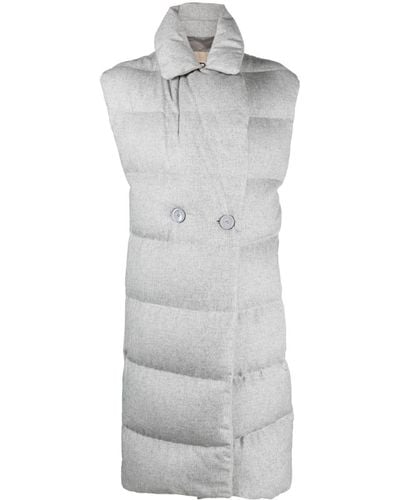 Herno Quilted Padded Gilet - Grey