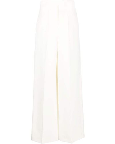 Fendi Tailored Wide-leg Trousers - White