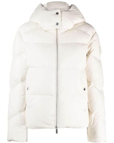 Woolrich Hooded Puffer Jacket - White