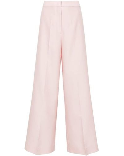 Fabiana Filippi High-waist Wide-leg Trousers - Pink