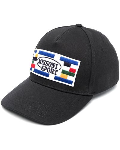 Missoni Casquette à patch logo - Noir