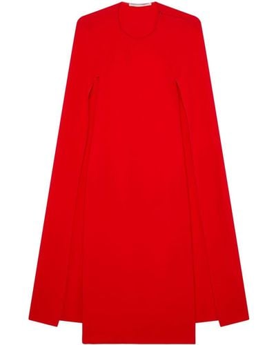 Stella McCartney Kleid mit rundem Ausschnitt - Rot