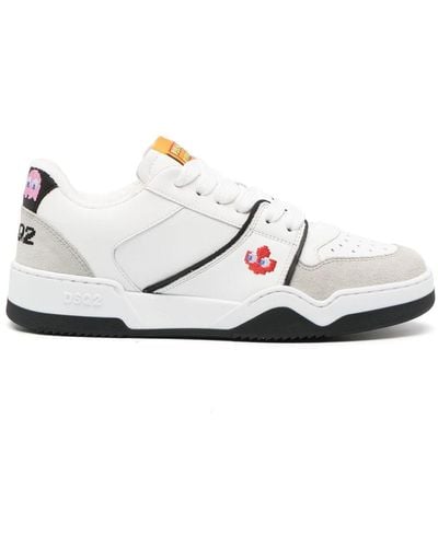 DSquared² Pac-mantm Panelled Sneakers - White