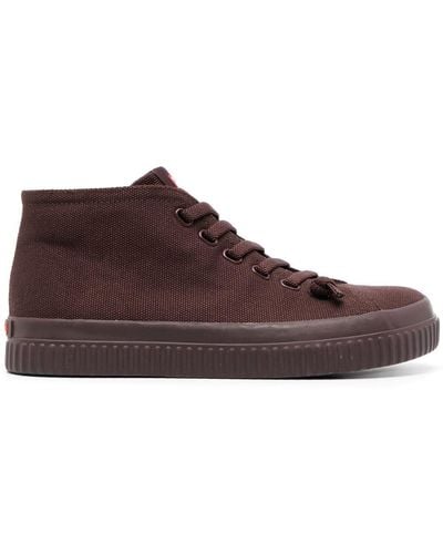 Camper Peu Laced High-top Trainers - Brown