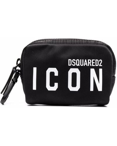 DSquared² Logo-print Make-up Bag - Black