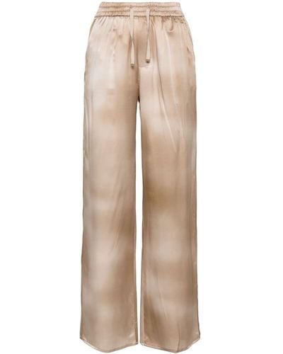 Herno Cloud Silk Trousers - Natural