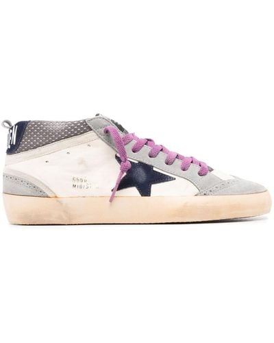 Golden Goose Mid Star Trainers - Pink