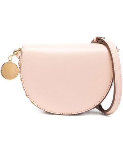 Stella McCartney Small Frayme Flap Shoulder Bag - Pink