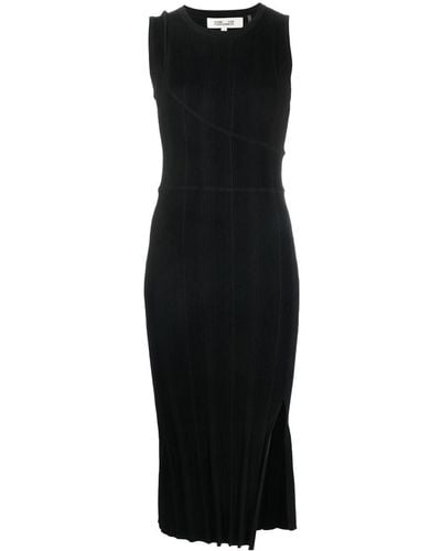 Diane von Furstenberg Sleeveless Midi Dress - Black