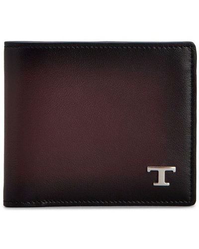 Tod's Tsy Bi-fold Wallet - Purple