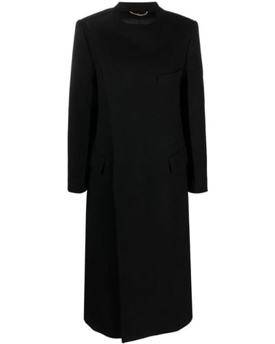 Victoria Beckham Mid-length Merino-blend Coat - Black