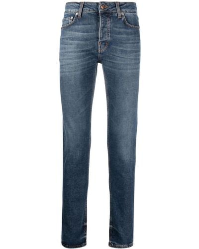 Haikure Faded-effect Slim-fit Jeans - Blue