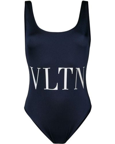 Valentino Bañador con estampado VLNT - Azul