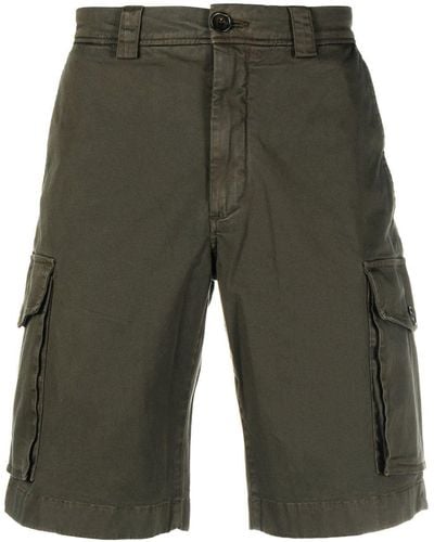 Woolrich Short en coton à poches cargo - Vert