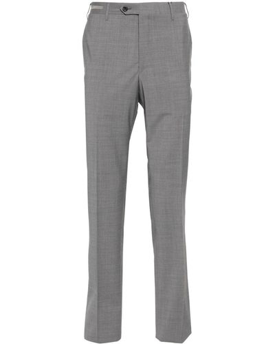 Corneliani Tapered Leg Trousers - Grey