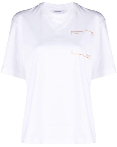 Calvin Klein T-shirt Future Archive - Blanc