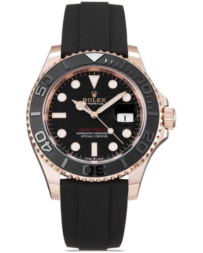 Rolex 2023 Ongedragen Yacht-master Horloge - Zwart