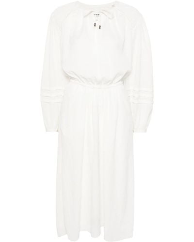 Isabel Marant Lydie Georgette-crepe Maxi Dress - White