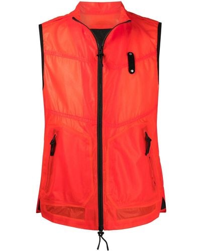 A_COLD_WALL* Bodywarmer Met Rits - Rood