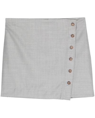 Loulou Studio Asymmetric Skirt - Grey