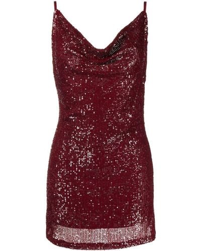 In the mood for love Sequin Mini Dress - Red