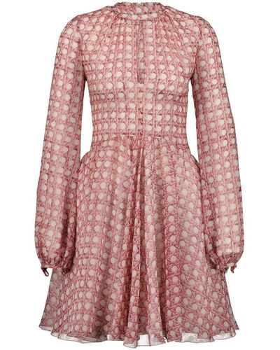 Giambattista Valli Mini-jurk Met Stippen - Roze