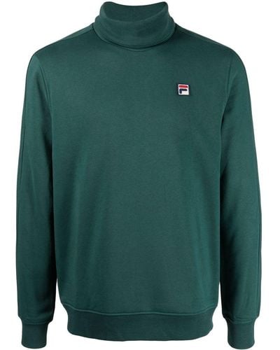 Fila Roll-neck Long-sleeves Sweater - Green