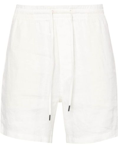 Ralph Lauren Shorts aus Leinen mit Kordelzug - Weiß