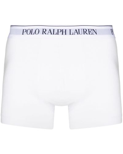 Polo Ralph Lauren 3er-Set Shorts mit Logo - Weiß