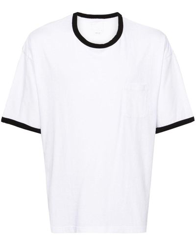 Visvim Camiseta Amplus Ringer - Blanco