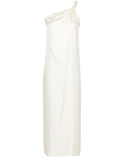 Loulou Studio Adela One-shoulder Maxi Dress - White