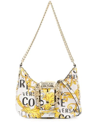 Versace Jeans Couture Bolso mini con hebilla Baroque - Amarillo