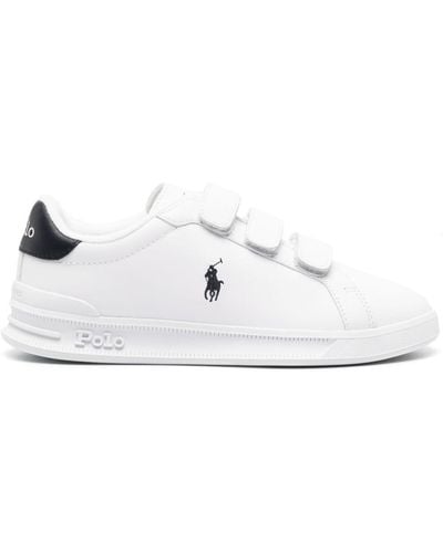 Polo Ralph Lauren Sneakers mit Logo-Stickerei - Weiß