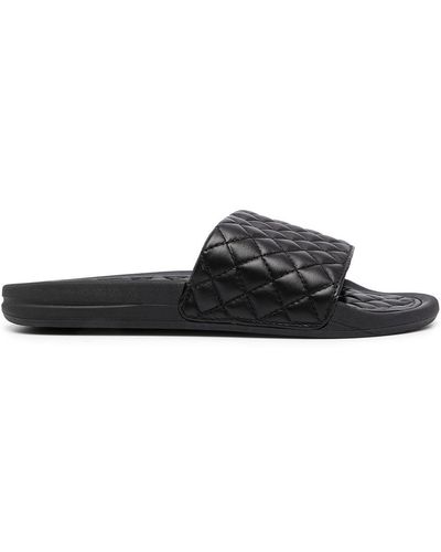 Athletic Propulsion Labs Quilted Lusso Slides - Black