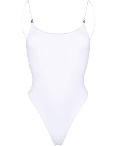 DSquared² Be Icon Open-back Swimsuit - White