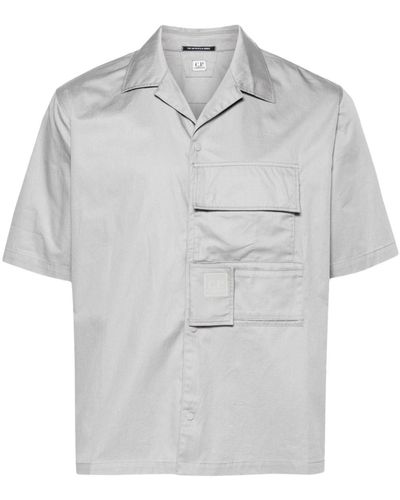 C.P. Company Gabardine Overhemd - Grijs