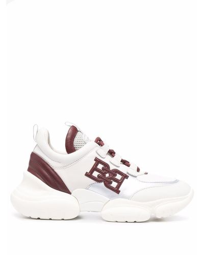 Bally Glick Sneakers mit Plateau - Weiß