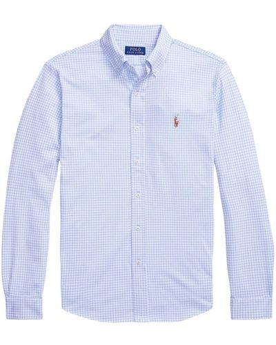 Polo Ralph Lauren Lsfbbdppm3-long Sleeve-sport Shirt - Blue