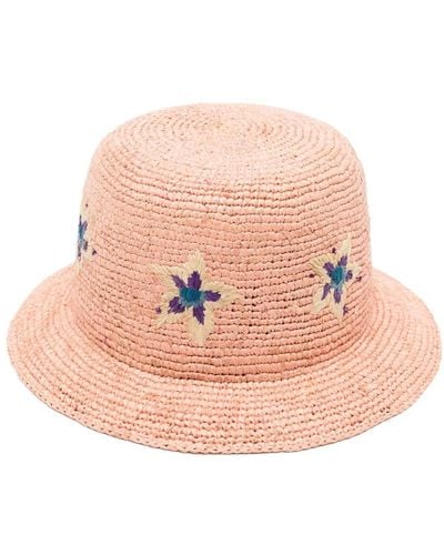 Paul Smith Embroidered Sun Hat - Pink