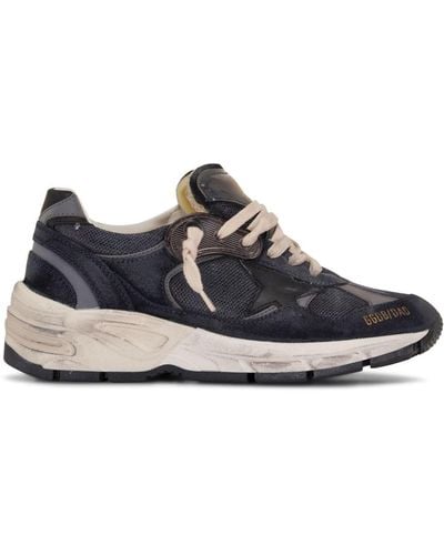 Golden Goose Dad-star Chunky Suede Sneakers - Blue